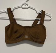 Brown Sculptflex Contour Light Support Bra Size Small