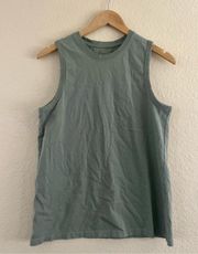 Ivory Ella Sage Green Organic Cotton Tank