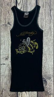 Ed Hardy Queen Bee Tank Top O/S