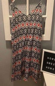 Geometric Boho Summer Dress Size Medium