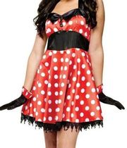 Minnie Mouse Sexy Halloween Costume Dress Only Small