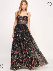 Floral Prom Dress