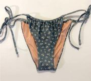 NWT Madewell Adjustable Coverage Tie String Bikini Bottom