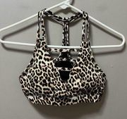 ZYIA‎ Leopard Grid Bra size Small