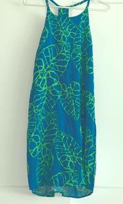 Beautiful Resort Palm Print Dress