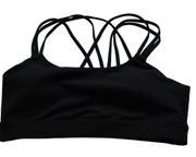 GAP Fit Black strappy sports bra Womens size SP