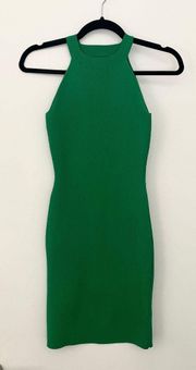 S Green halter dress