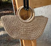 Wicker Basket Bag