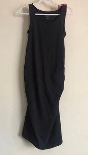 Black Sleeveless T-Shirt Dress