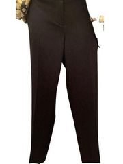 Vince Camuto Womens Pants Slacks Sz 4 Black Straight Leg Mid-Rise QuietLuxury