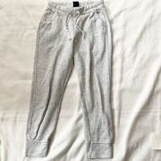 Nike women sweatpants COTTON blend grey SZXS waist max to 33in