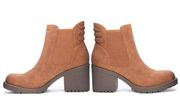 Dirty Laundry Womens Lita Lug Sole Chunky Block Heel Round Toe Booties Size 11