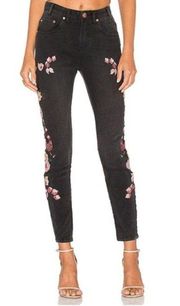 NWT One Teaspoon Embroidered Bird Of Paradise Jeans