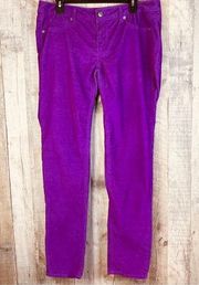 Piper & Blue Corduroy Size 13 Violet Purple w/1 Coin Pocket Belt Loops P…