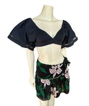 Morgan Lane Floral Swim Wrap Sarong Tropical Lily Small S/M