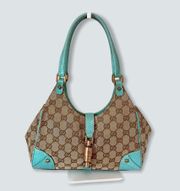 Authentic  GG Blue satchel bag