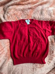 Wool Red T-Shirt