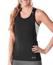 Oakley Black and White Reducer Tank Top