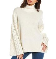 Theory Cashmere Dropped Shoulder Turtleneck Sweater