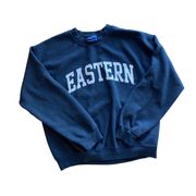 Vintage Eastern Navy Blue Screenprinted Sweatshirt 🔥 