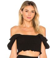 Majorelle • Ginger Crop Top in Black