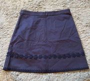 Draper James daisy embroidery mini skirt size 0