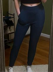 fabletics navy blue joggers size xs