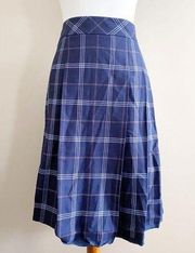 Brooks Brothers Plaid Midi Skirt