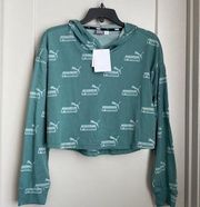 Puma NWT  hooded relaxed fit shirt