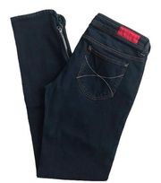 Fire Shawna Ankle Zip Dark Wash Skinny Jeans Jr Size 11