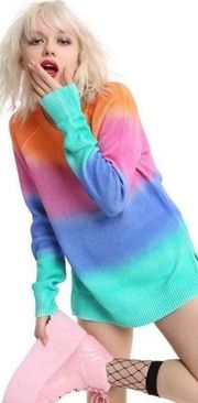 Rainbow Ombre Sweater