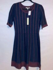 NWT 41 Hawthorn Stitch Fix Dress Sweater Material Work Dress Warm Soft Medium