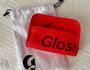 Red  MINI Atlanta beauty makeup bag NEW