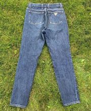 Vintage Guess high waist taper ankle wedgie jeans