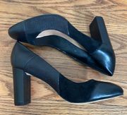 Elroy Block Heel Pump Black size 6M