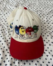 vintage m&m racer hat