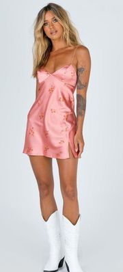 Satin Mini Dress