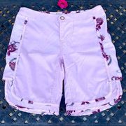 Oakley Pink Floral Print Board Shorts. Size 2. VGUC!