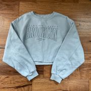 Crewneck Cropped Nyc Brooklyn