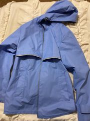 Blue Charles River Raincoat Size Small