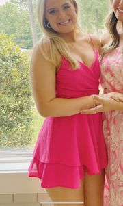 pink romper 