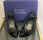 Stuart  weitzman point toe wool kitten pumps size 7.5