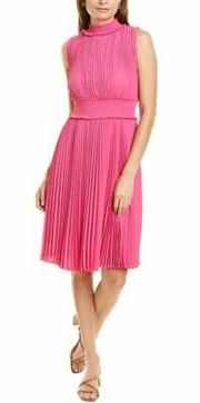 - Nanette By  Pleated A-Line Dress Women's Pink 8