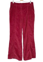 House Of Harlow 1960 X Revolve Womens Corduroy Ribbed Flare Emmy Pants Size L