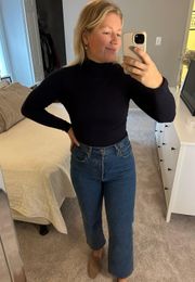 Fitted Turtleneck Top