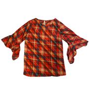 Plaid women’s Top