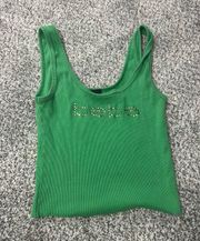 green crop tank