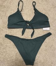 Olive Green Bikini Set