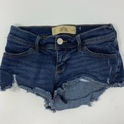 Hollister  low rise short short cutoffs size 0 / 24