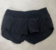 Black Speed Up Shorts 2.5”